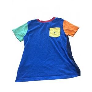 Polo Ralph Lauren Color block Short Sleeve Shirt with Pocket Size 7 Kids boys